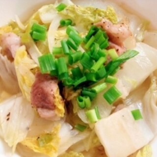 電子レンジで作る★白菜と豚肉のはさみ蒸し